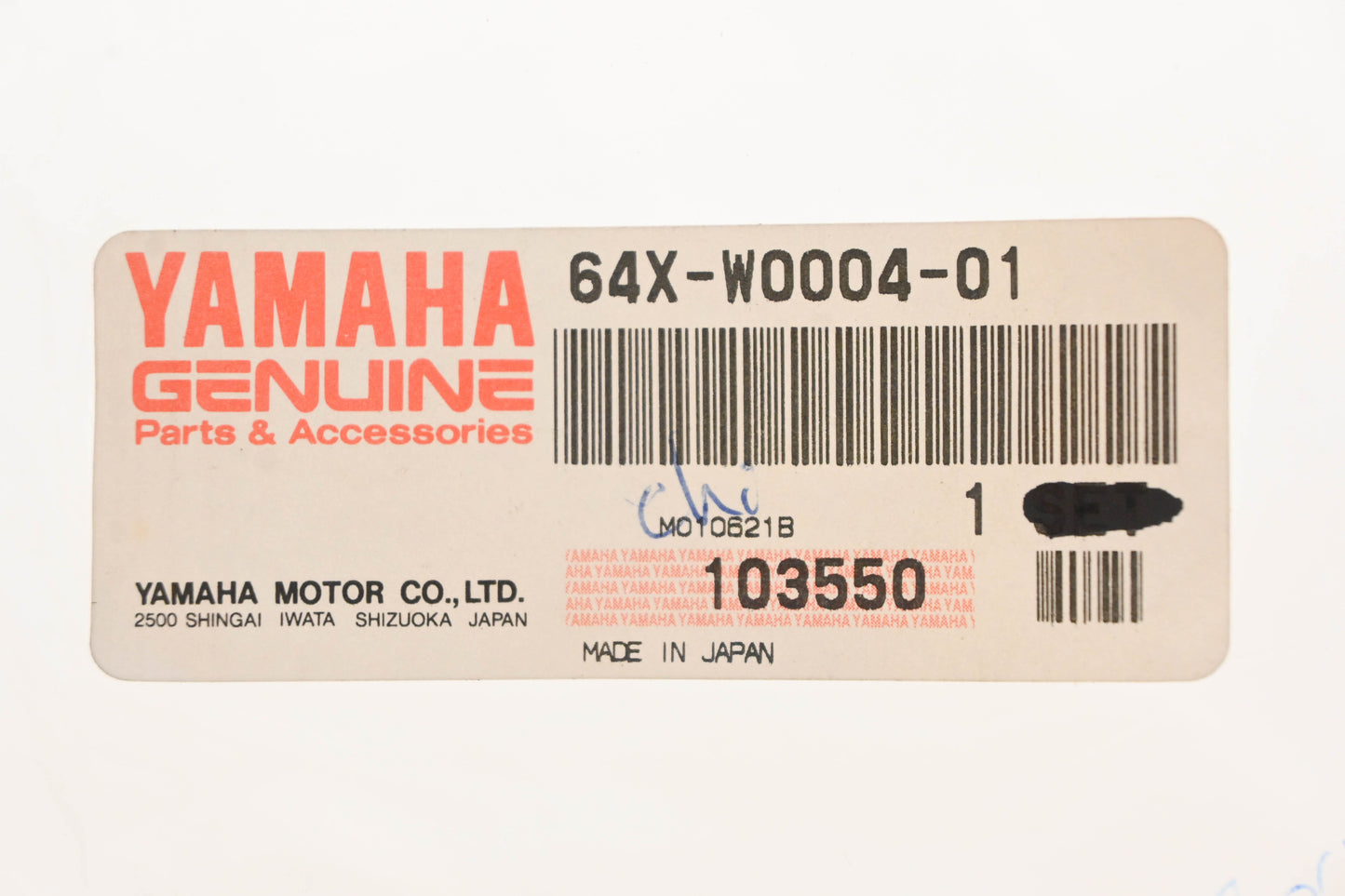 New OEM Yamaha 64X-W0004-01-00 Reed Valve Repair Kit NOS