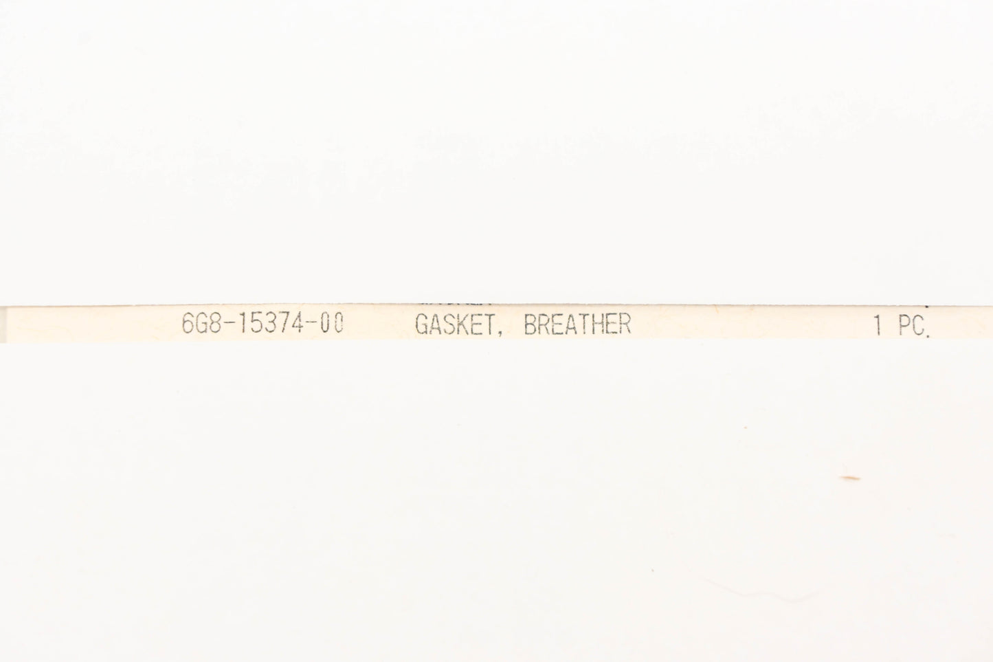 New OEM Yamaha 6G8-15374-00-00 Breather Gasket NOS