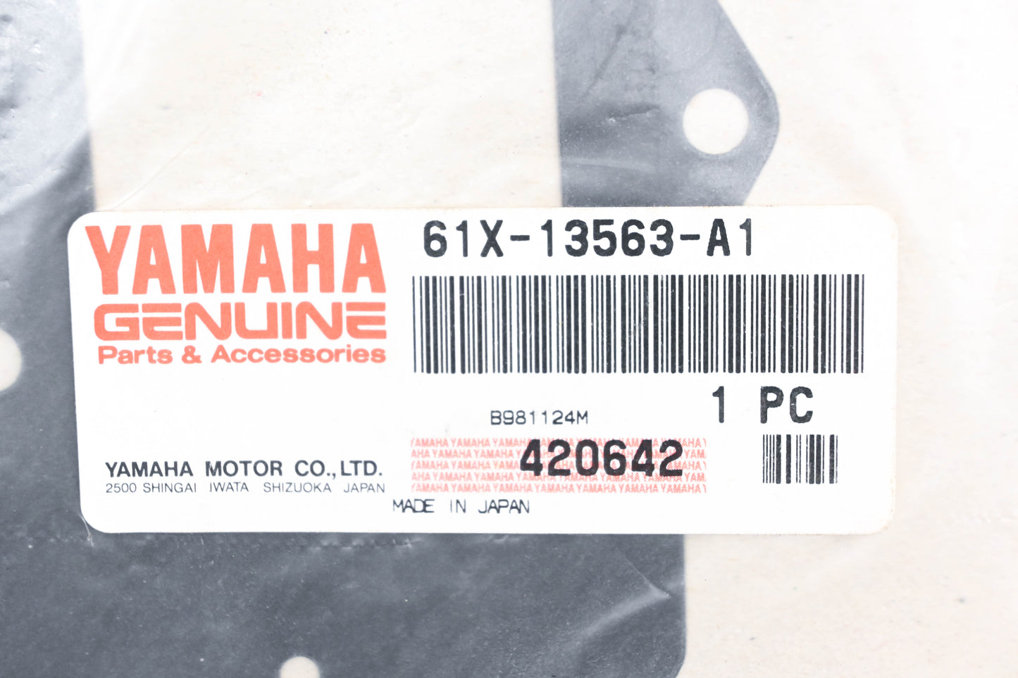 New OEM Yamaha 61X-13563-A1-00 Intake Manifold Gasket NOS