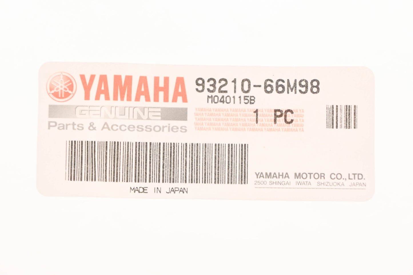 New OEM Yamaha 93210-66M98-00 O-Ring NOS