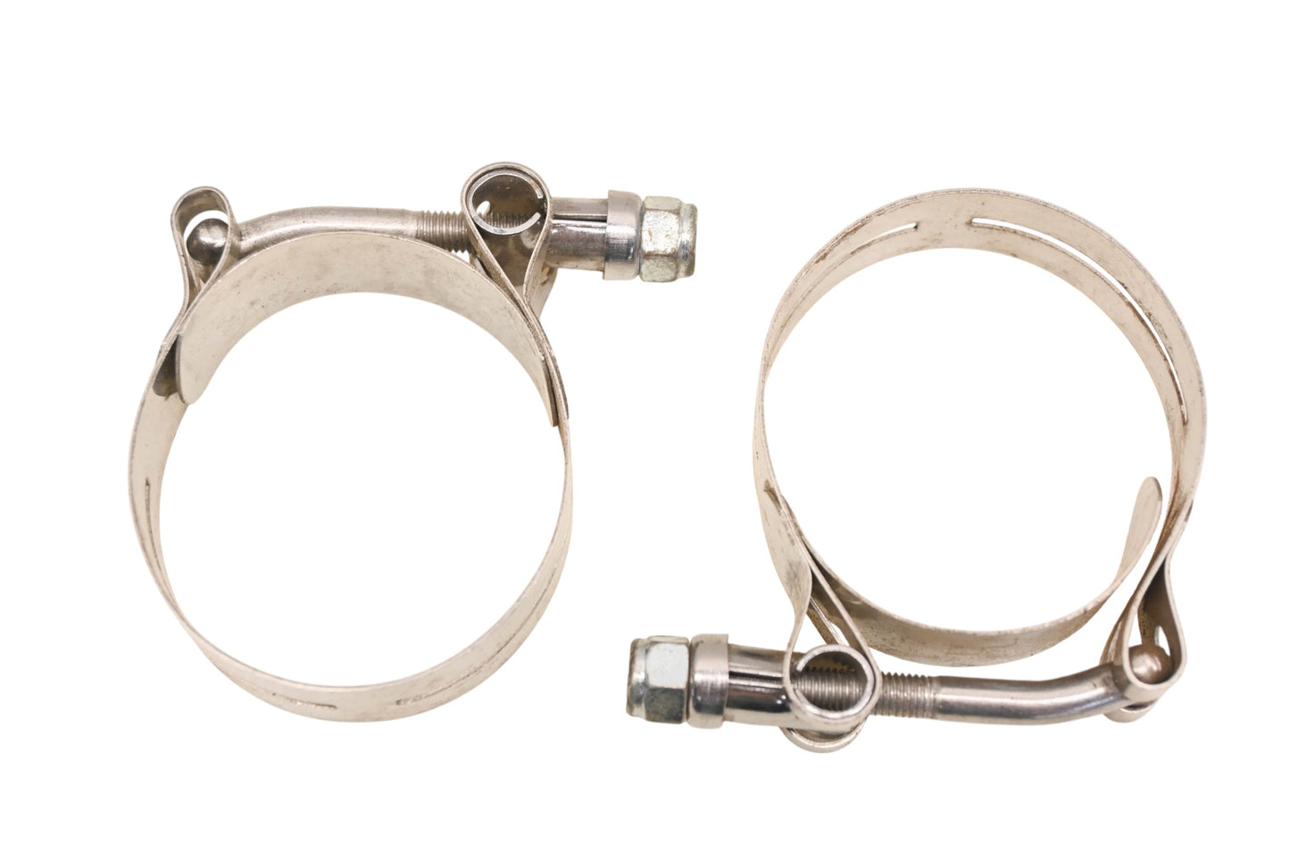 Aftermarket HU025A-10 Stainless Steel T-Bolt 2.25" Clamps Qty 2 NOS
