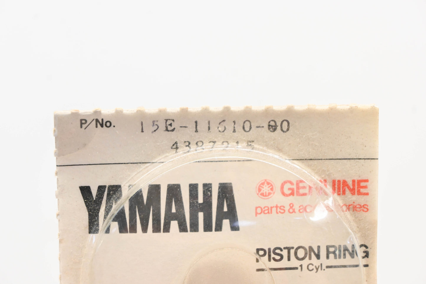 New OEM Yamaha 15E-11610-00-00 Piston Ring STD Kit NOS