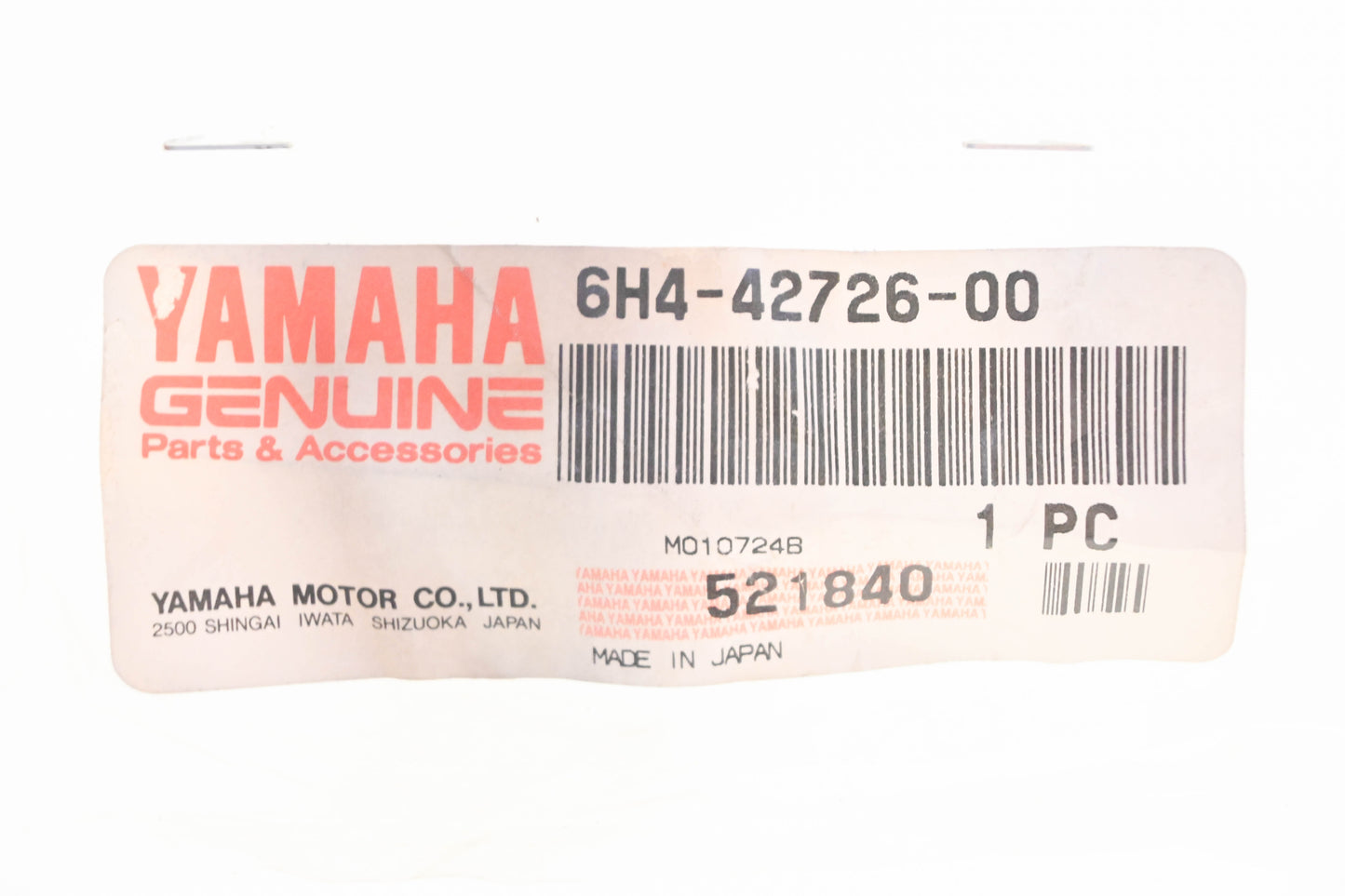 New OEM Yamaha 6H4-42726-00-00 Grommet NOS