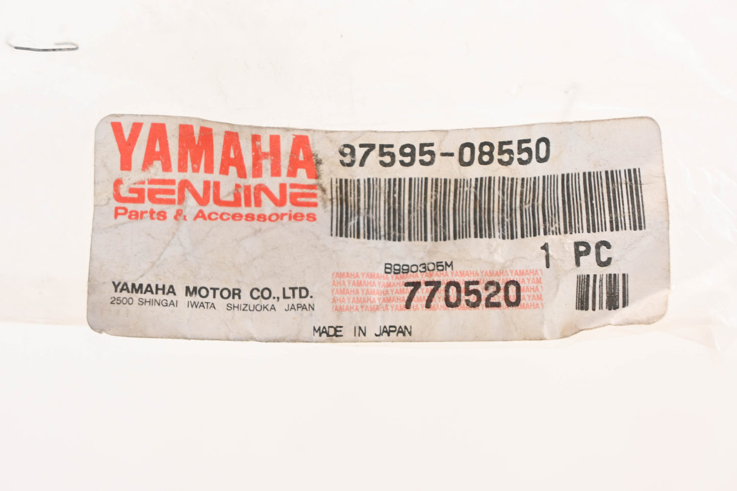 New OEM Yamaha 97595-08550-00 Bolt With Washer NOS