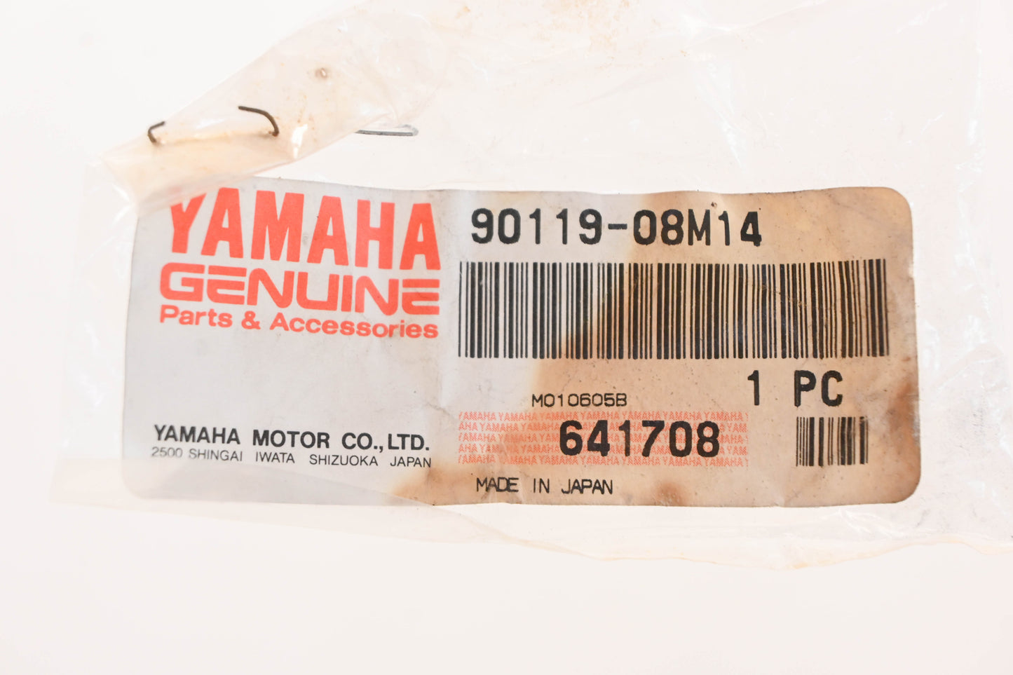New OEM Yamaha 90119-08M14-00 Bolts With Washers Qty 2 NOS
