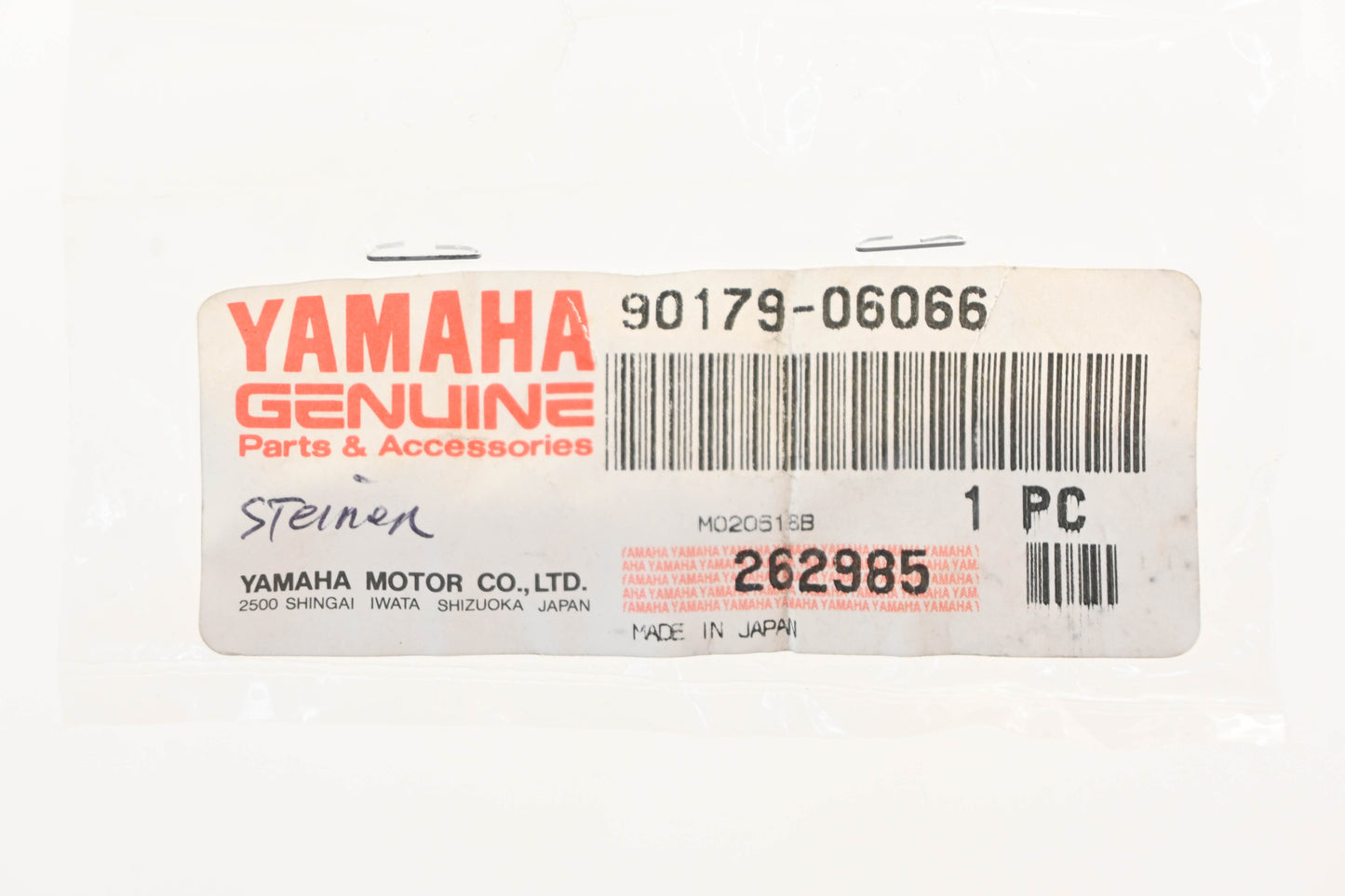 New OEM Yamaha 90179-06066-00 Special Shaped Nut NOS