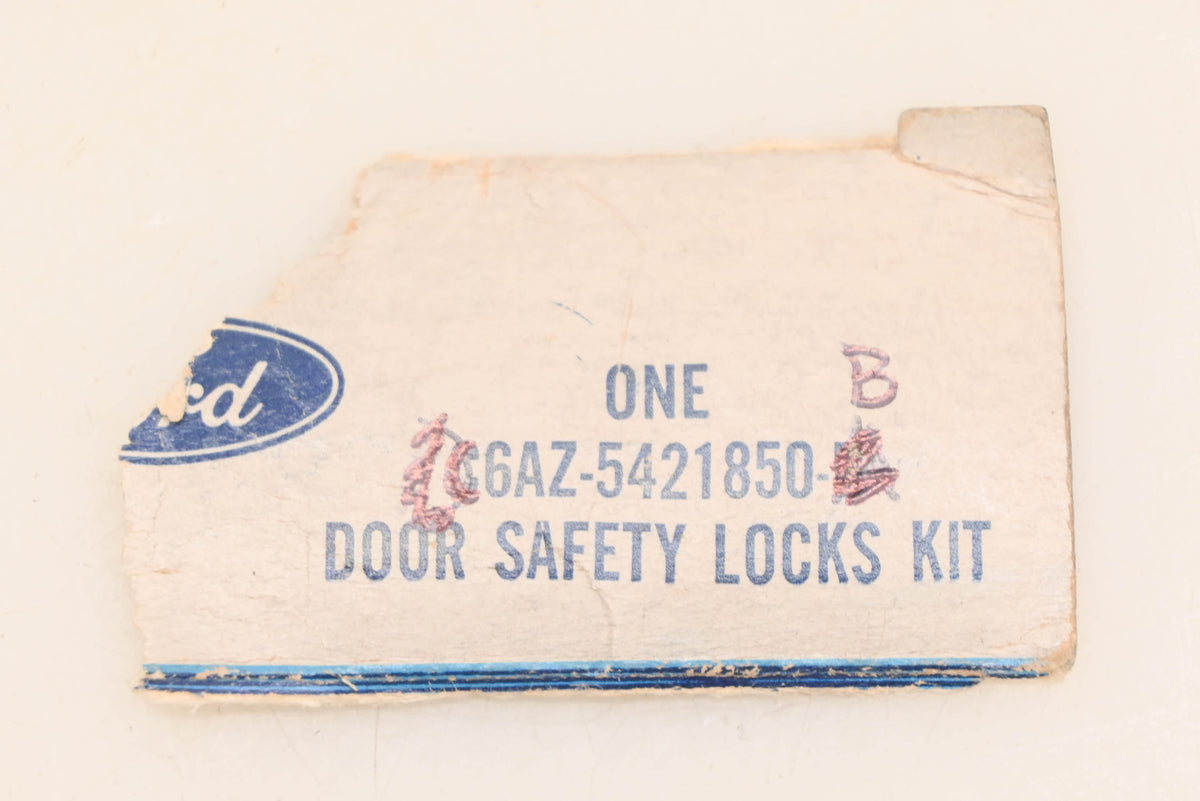 New OEM Ford C6AZ-5421850-B Rear Door Safety Lock Kit NOS