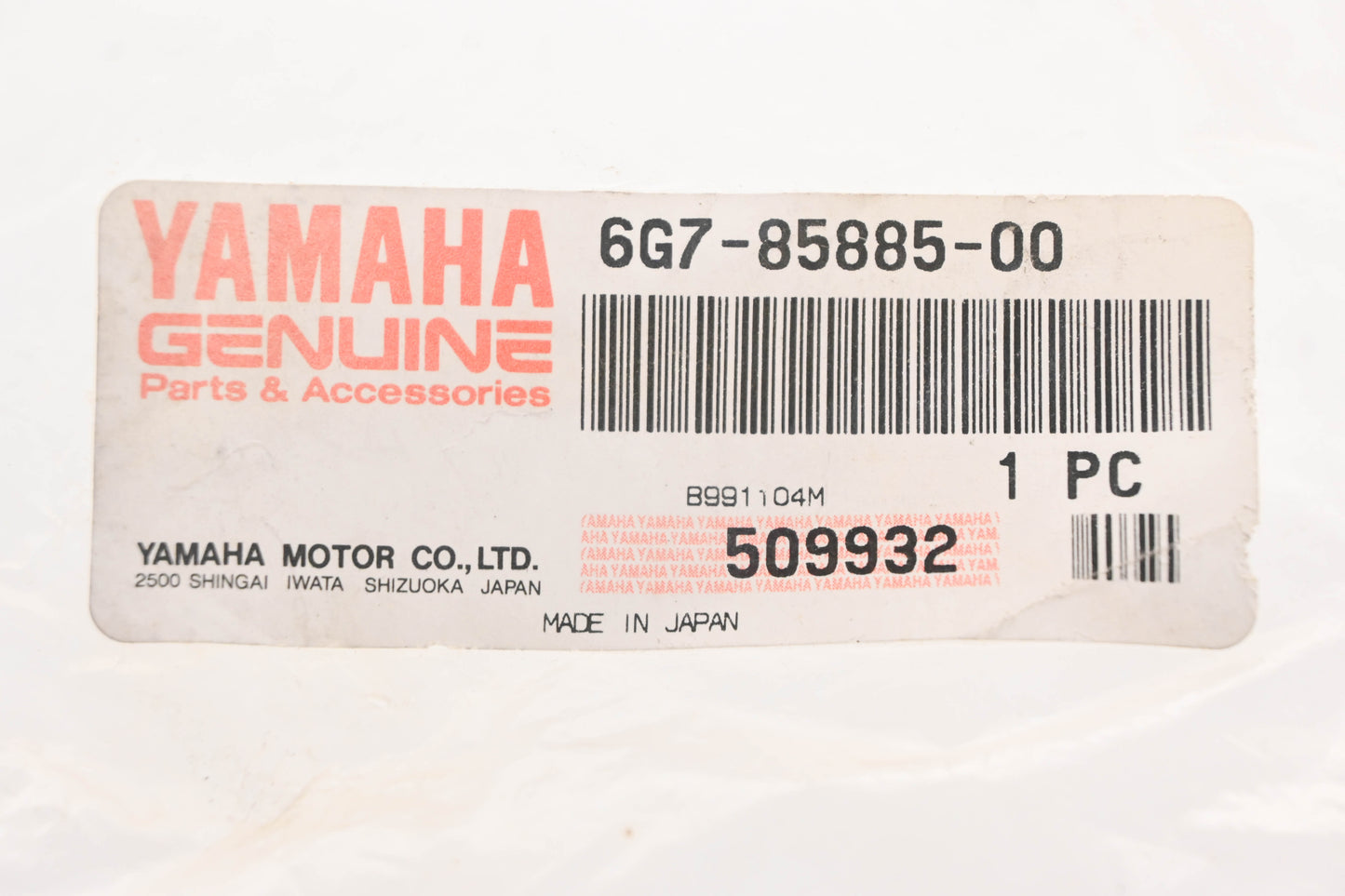 New OEM Yamaha 6G7-85885-00-00 Throttle Position Sensor Assembly NOS