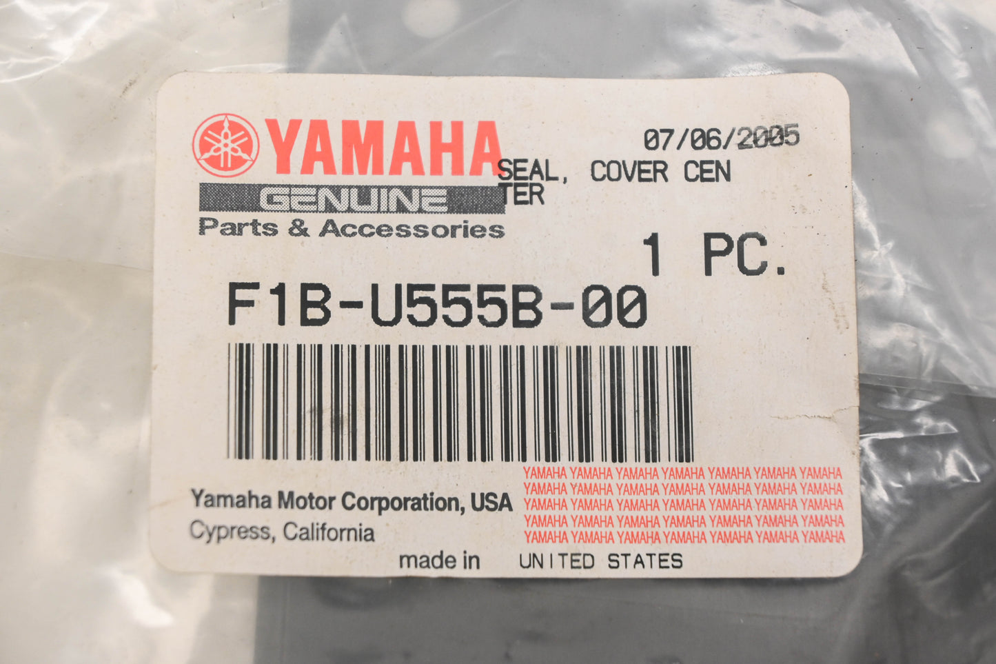 New OEM Yamaha F1B-U555B-00-00 Gauge Access Cover Panel NOS