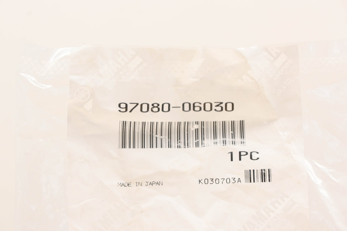 New OEM Yamaha 97080-06030-00 Hex Bolt NOS