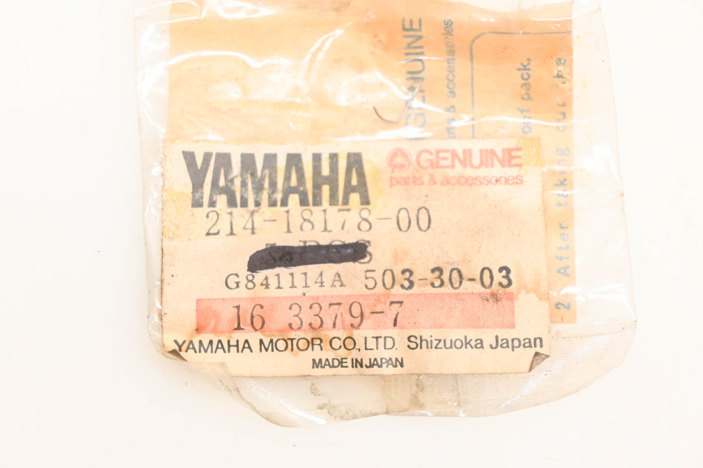 New OEM Yamaha 214-18178-00-00 Shift Lever Roller NOS