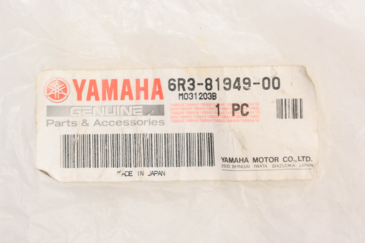 New OEM Yamaha 6R3-81949-00-00 Lead Wire NOS