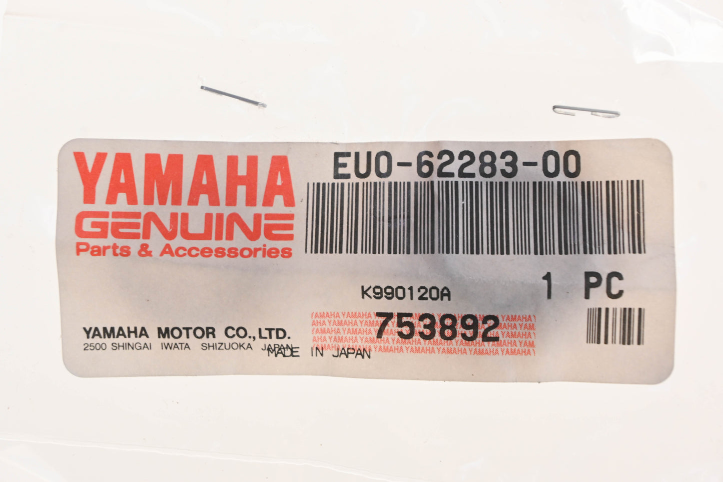 New OEM Yamaha EU0-62283-00-00 O-Rings Qty 2 NOS
