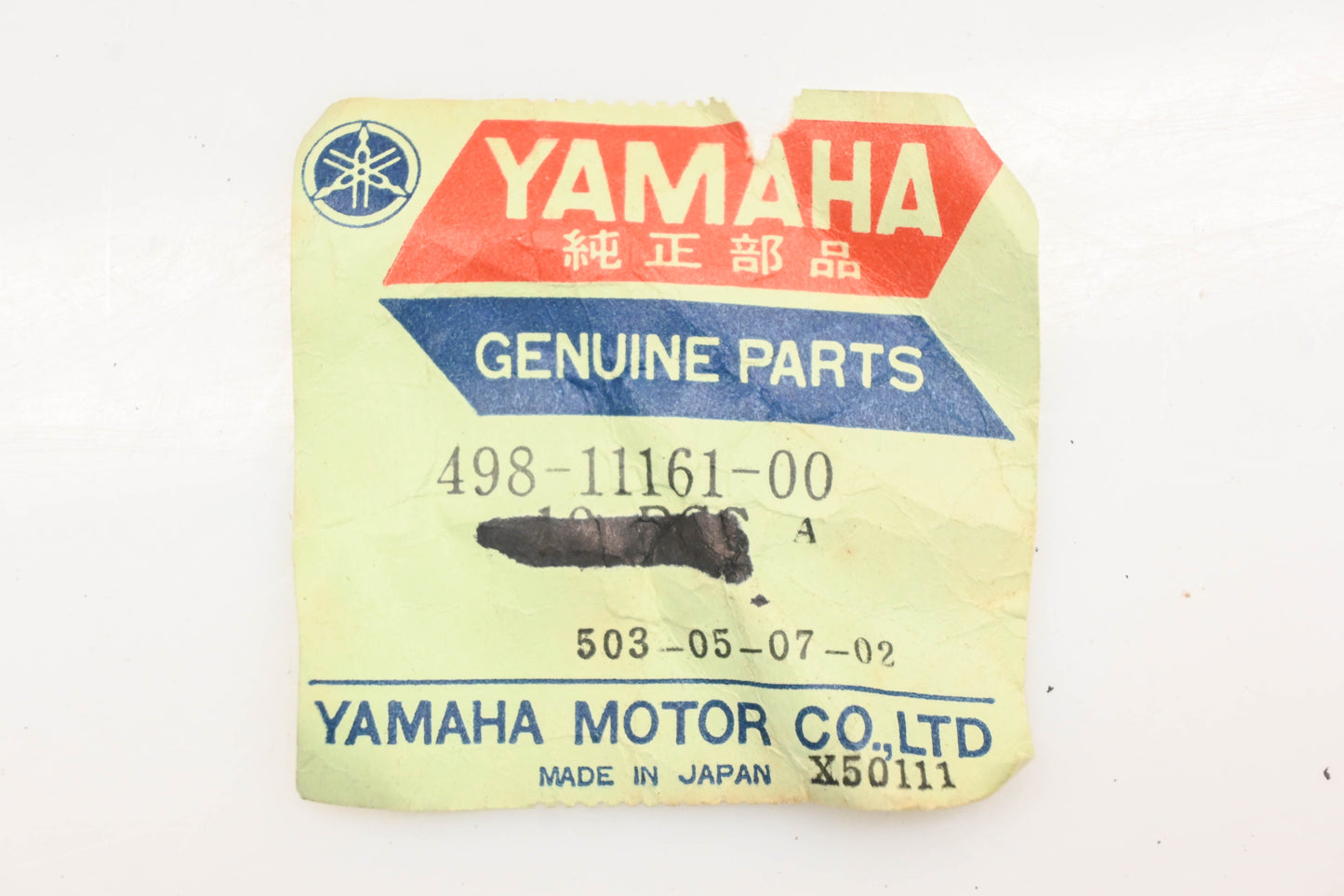 New OEM Yamaha 498-11161-00-00 Absorber Pads Qty 2 NOS