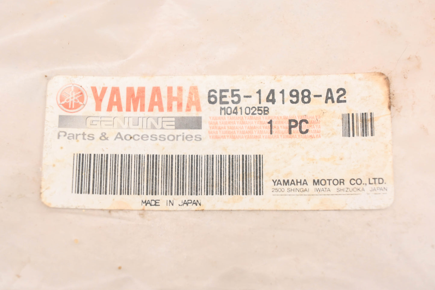 New OEM Yamaha 6E5-14198-A2-00 Intake Gasket NOS