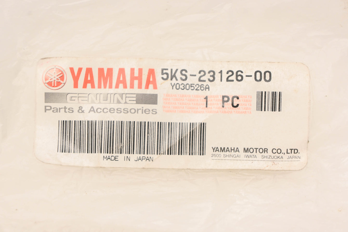 New OEM Yamaha 5KS-23126-00-00 Outer Left Fork Tube NOS
