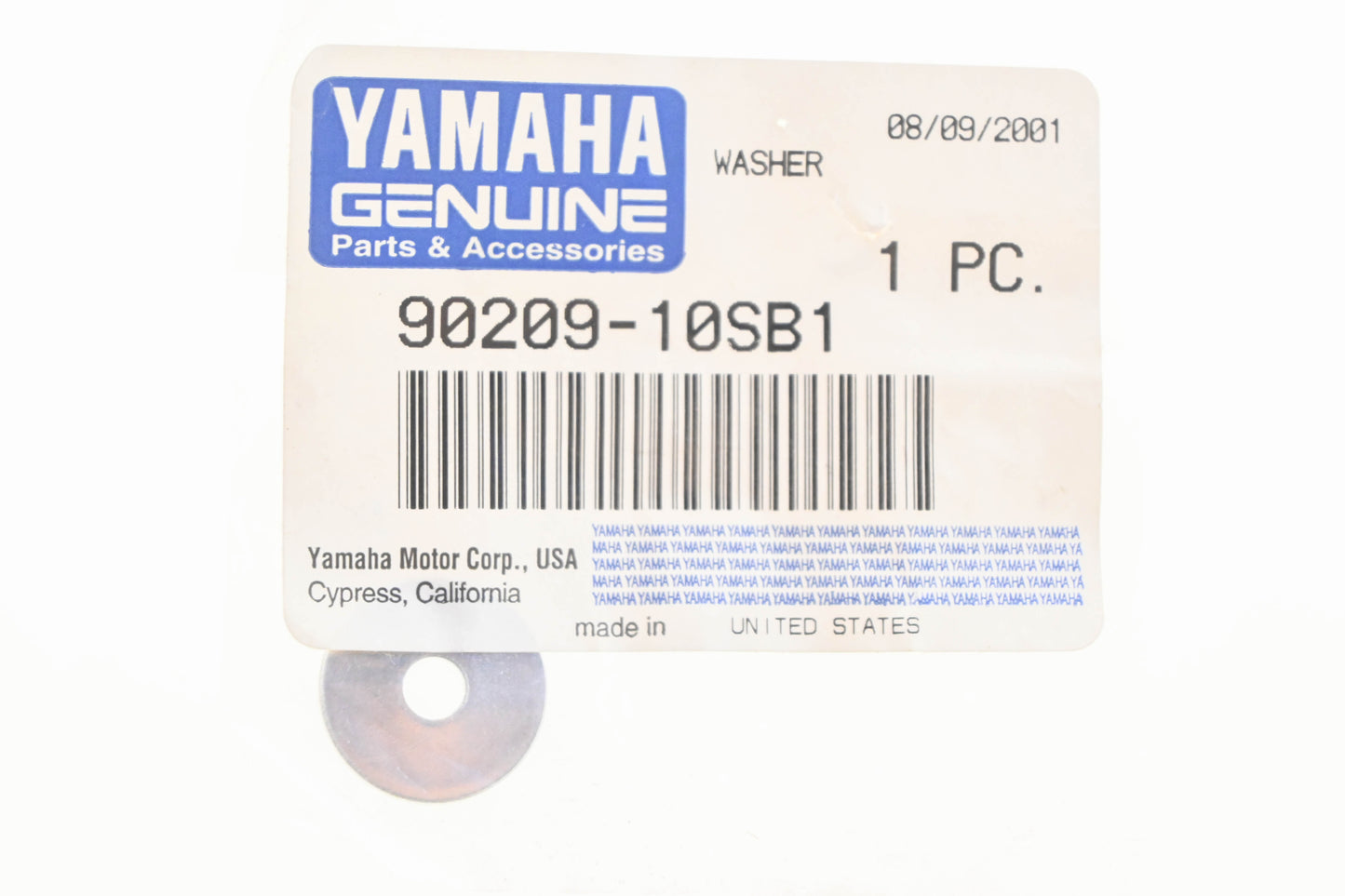 New OEM Yamaha 90209-10SB1-00 Plate Washer NOS