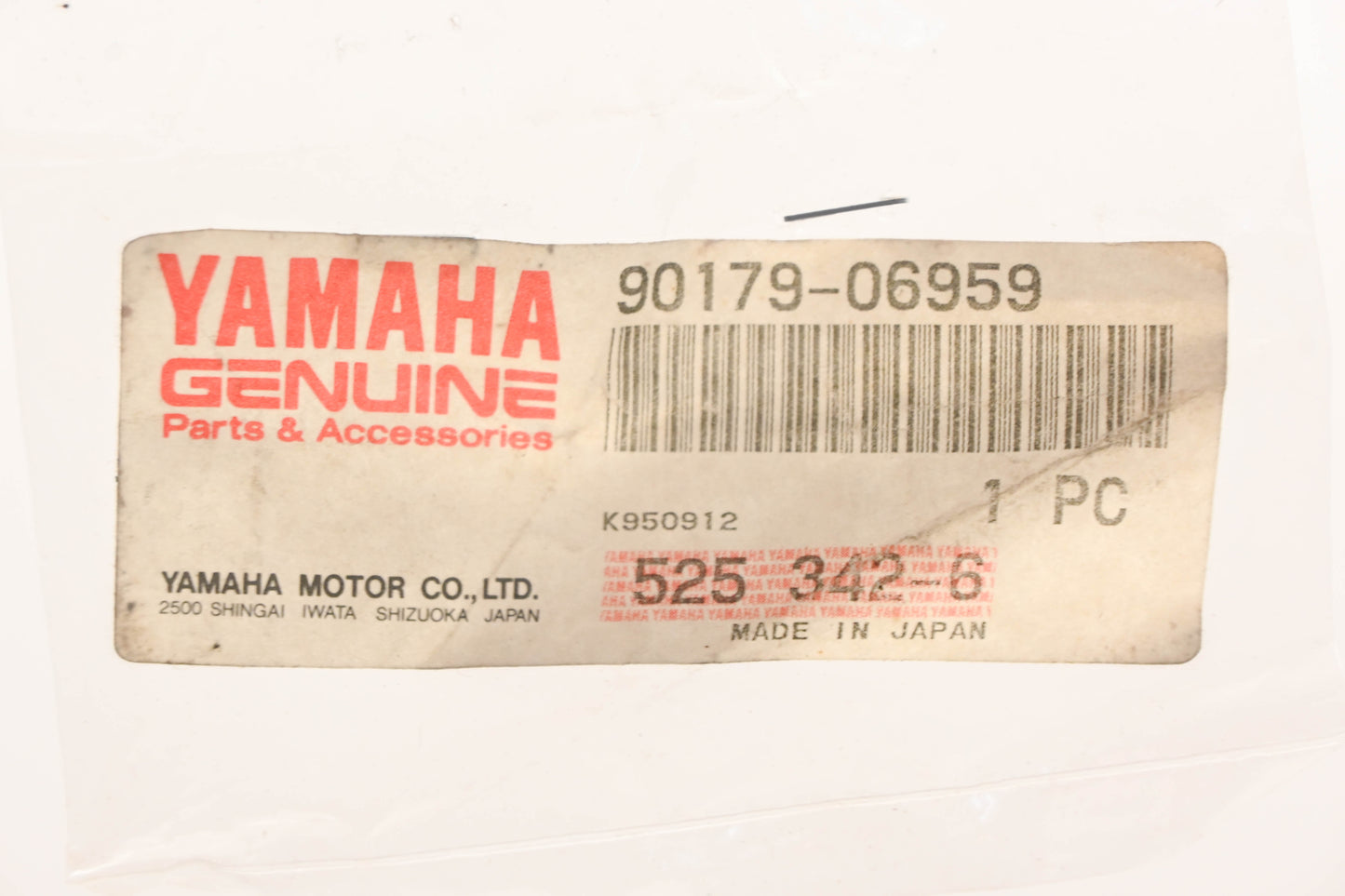 New OEM Yamaha 90179-06959-00 White Sponson Nut NOS