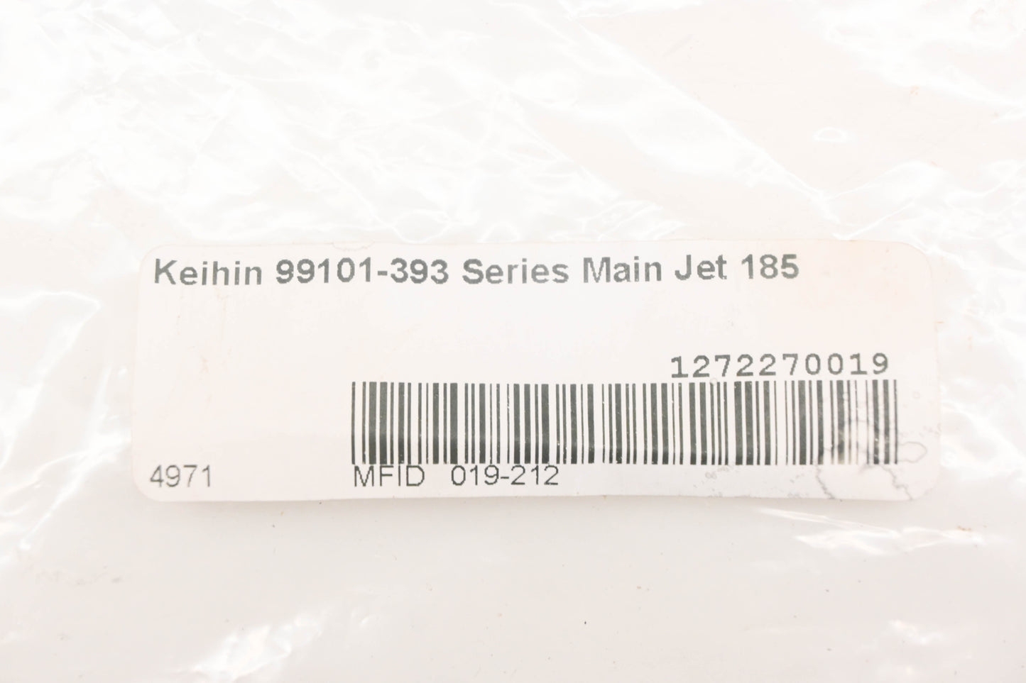 Keihin 99101-393-185, 019-212 Main Jet #185 NOS