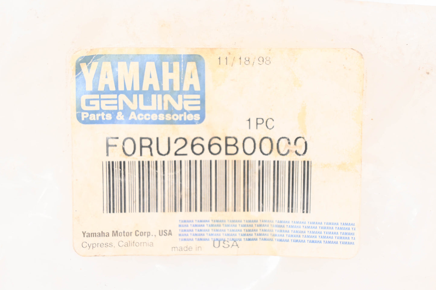 New OEM Yamaha F0R-U266B-00-00 Engine Hatch Seal Packing NOS