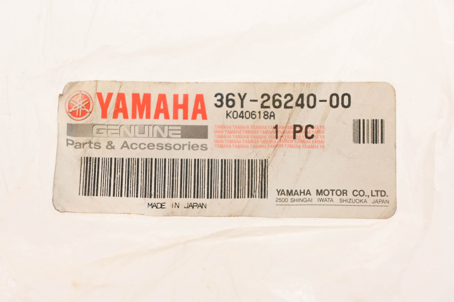 New OEM Yamaha 36Y-26240-00-00 Handlebar Throttle Grip Assembly NOS