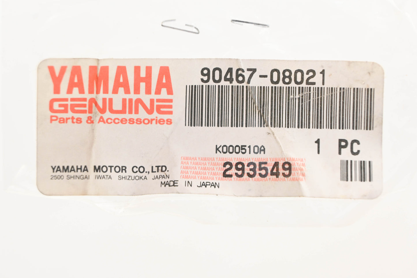 New OEM Yamaha 90467-08021-00 Scissor Clip NOS