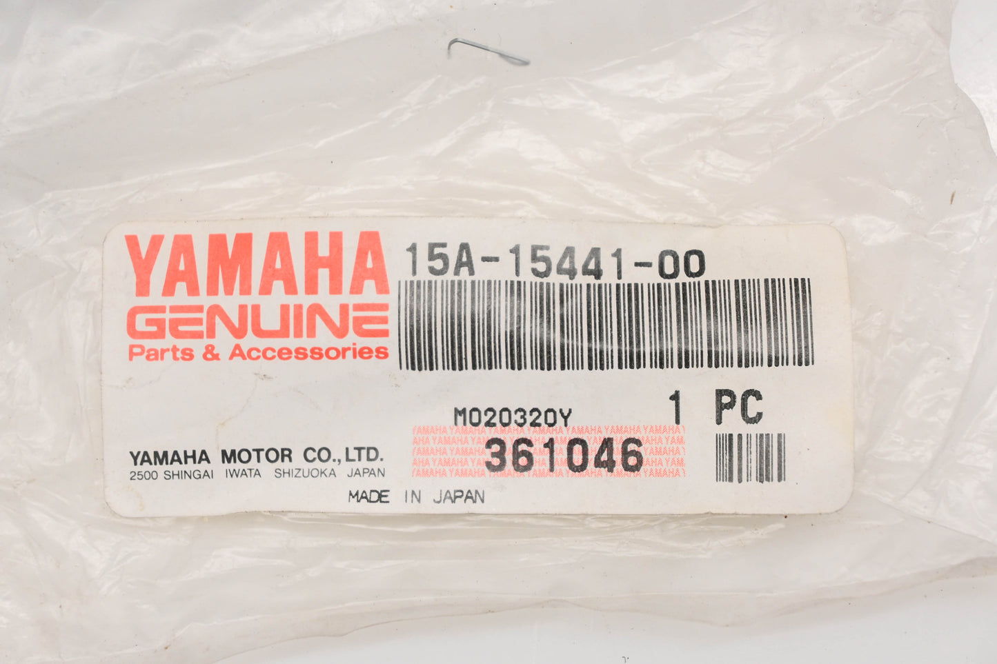 New OEM Yamaha 15A-15441-00-00 Clutch Cable Holder NOS