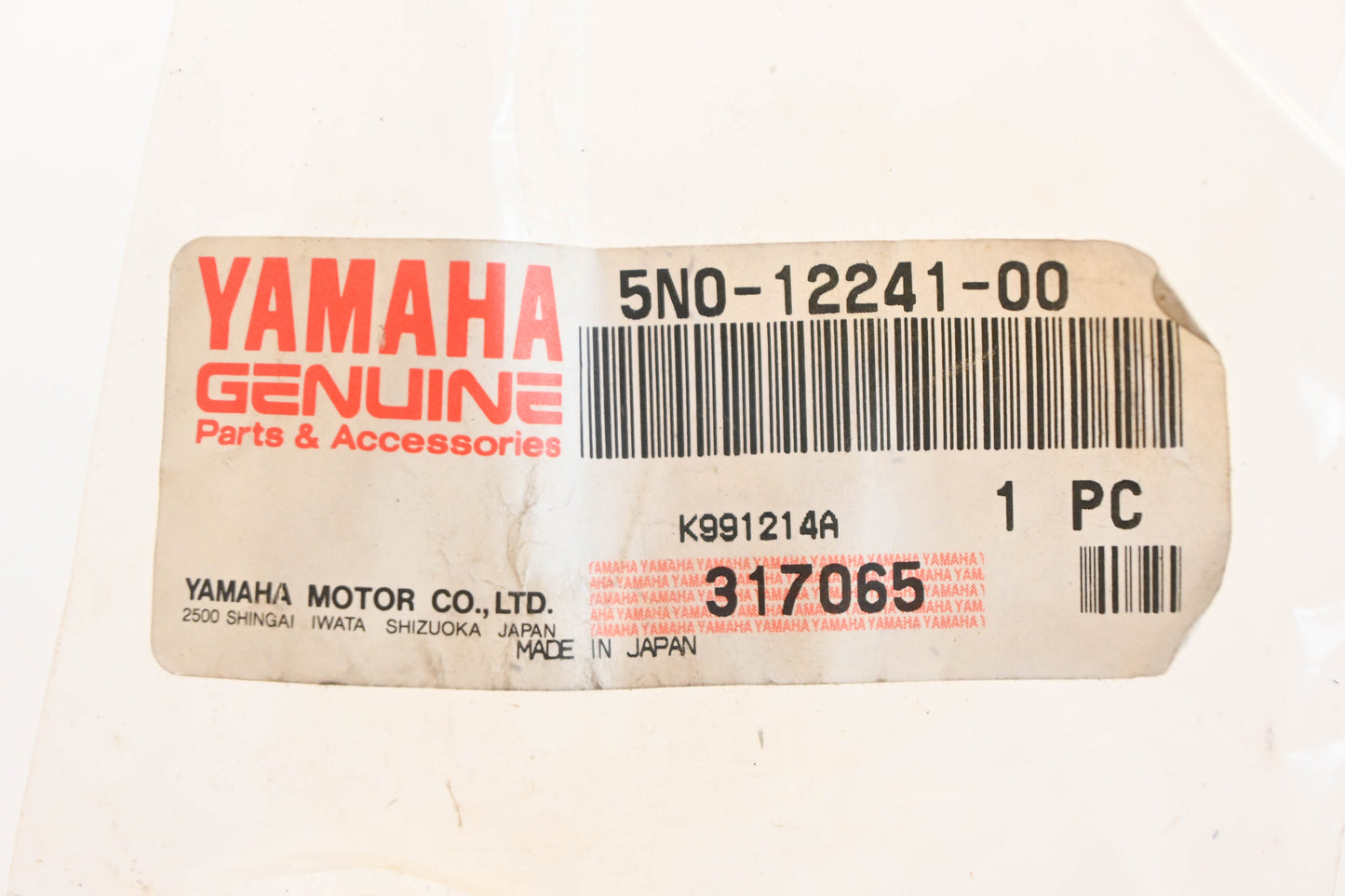 New OEM Yamaha 5N0-12241-00-00 Cam Chain Guide NOS