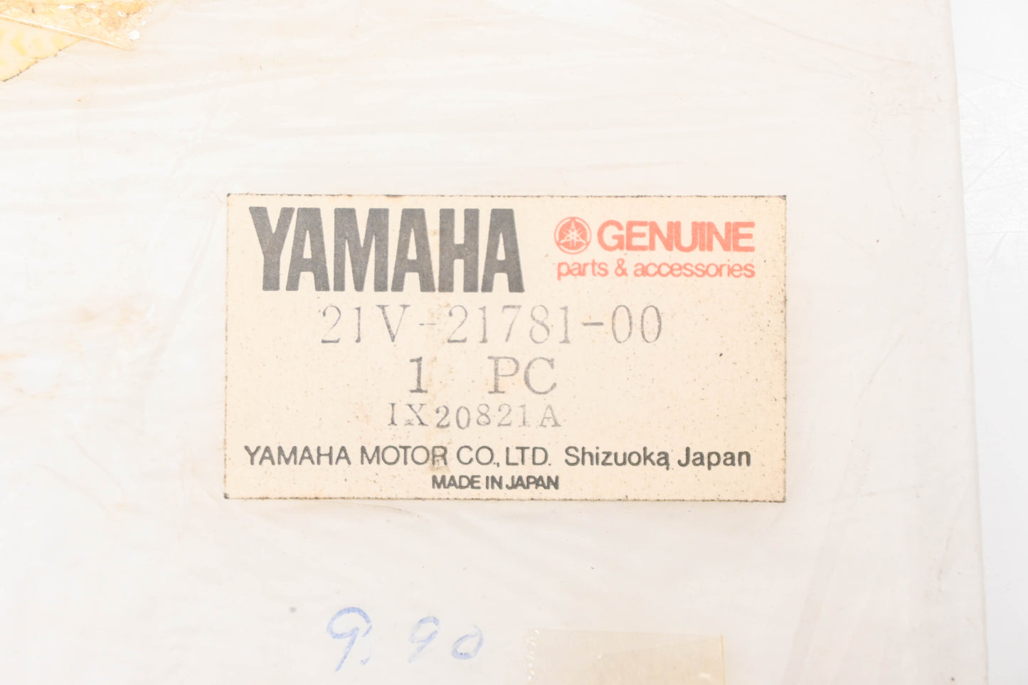 New OEM Yamaha 21V-21781-00-00 Emblem Decal NOS