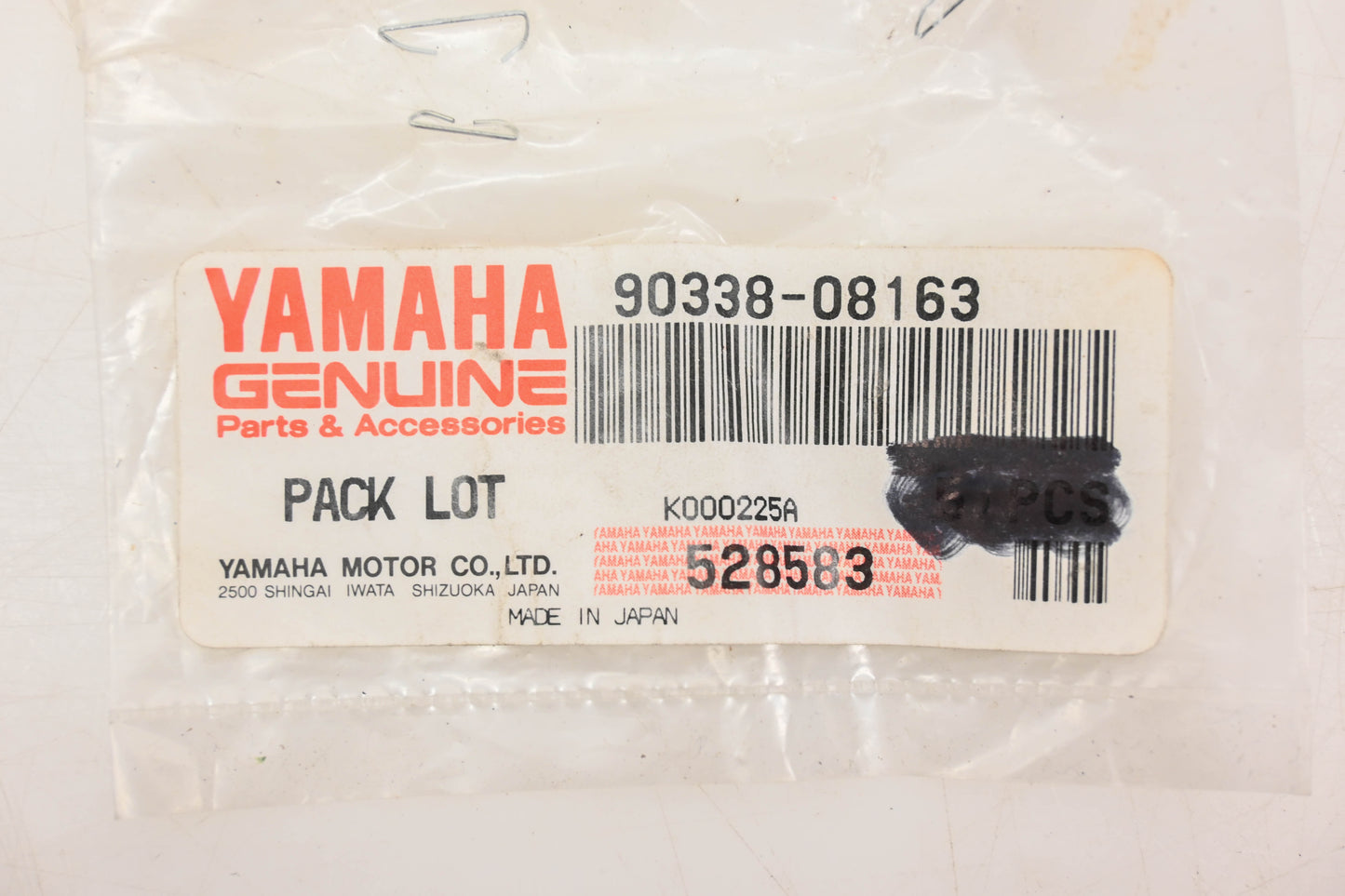New OEM Yamaha 90338-08163-00 Stand Plug NOS
