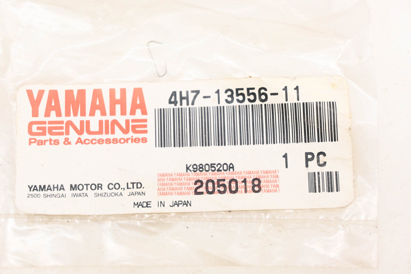 New OEM Yamaha 4H7-13556-11-00 Intake Manifold Gasket NOS