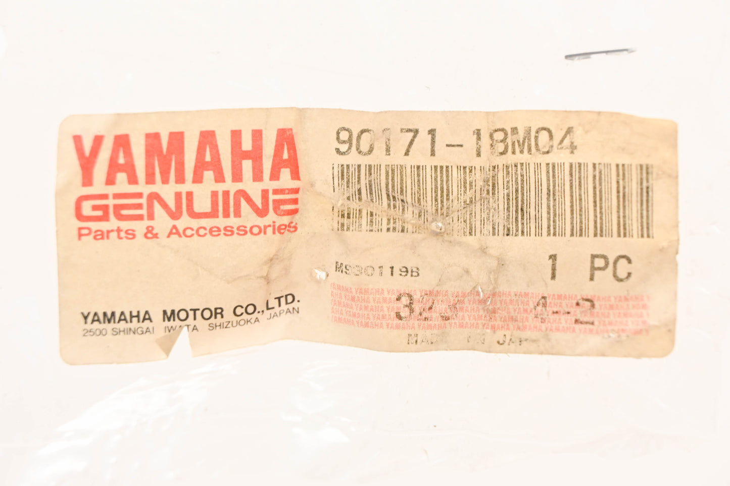 New OEM Yamaha 90171-18M04-00 Propeller Castle Nut NOS