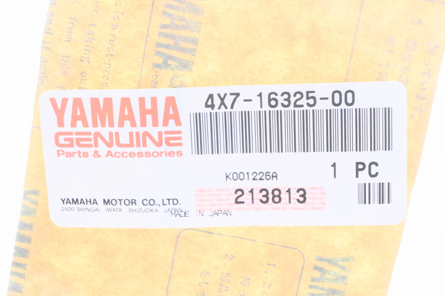 New OEM Yamaha 4X7-16325-00-00 Clutch Plate #2 NOS