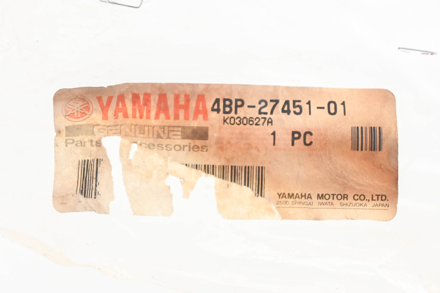 New OEM Yamaha 4BP-27451-01-00 Left Footrest Bracket NOS