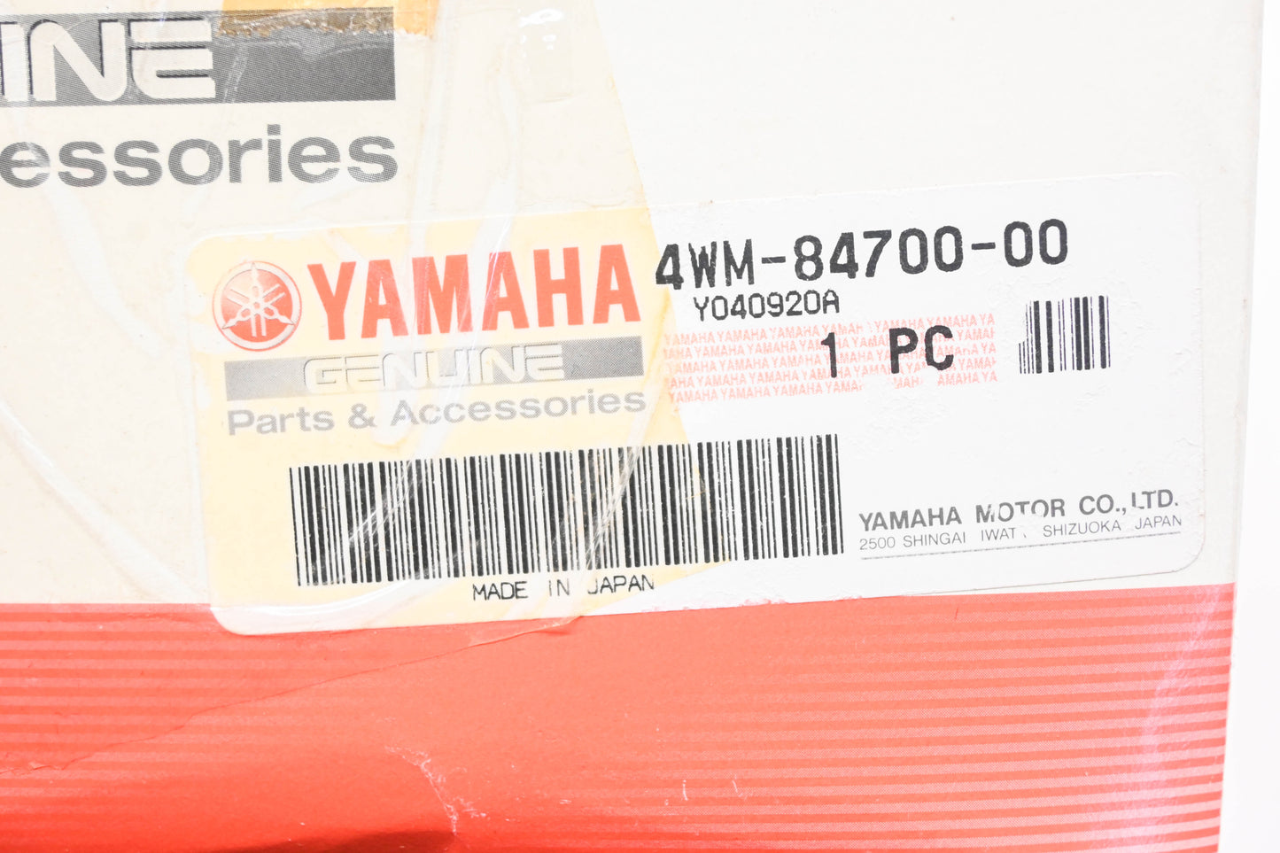 New OEM Yamaha 4WM-84700-00-00 Taillight Assembly NOS