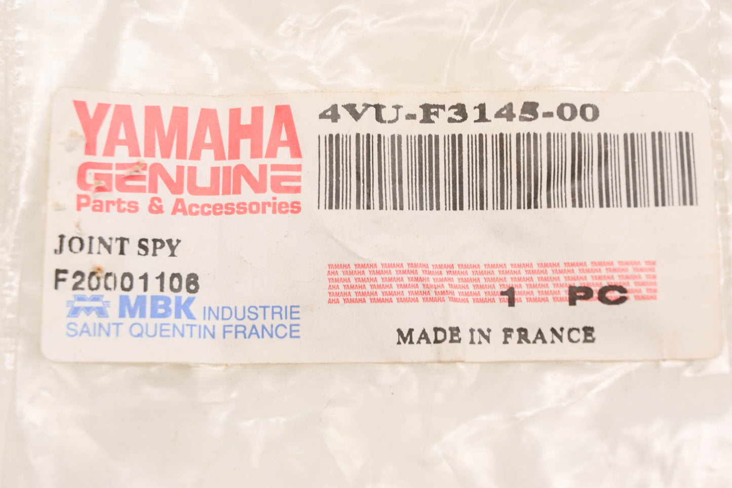 New OEM Yamaha 4VU-F3145-00-00 Front Fork Oil Seal NOS