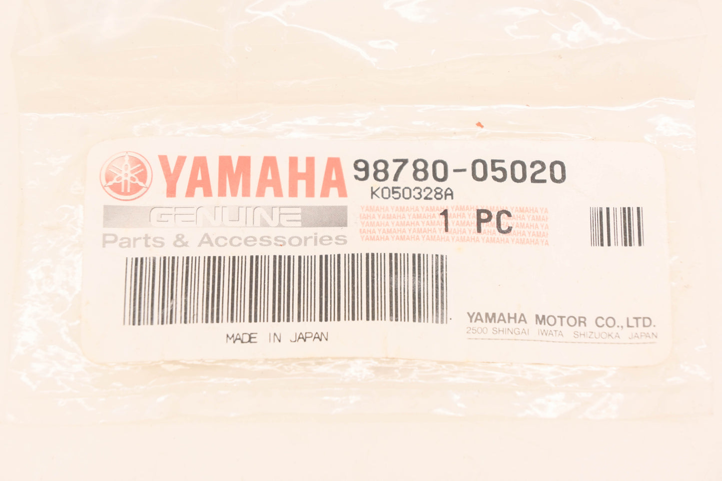 New OEM Yamaha 98780-05020-00 Flat Head Screw NOS