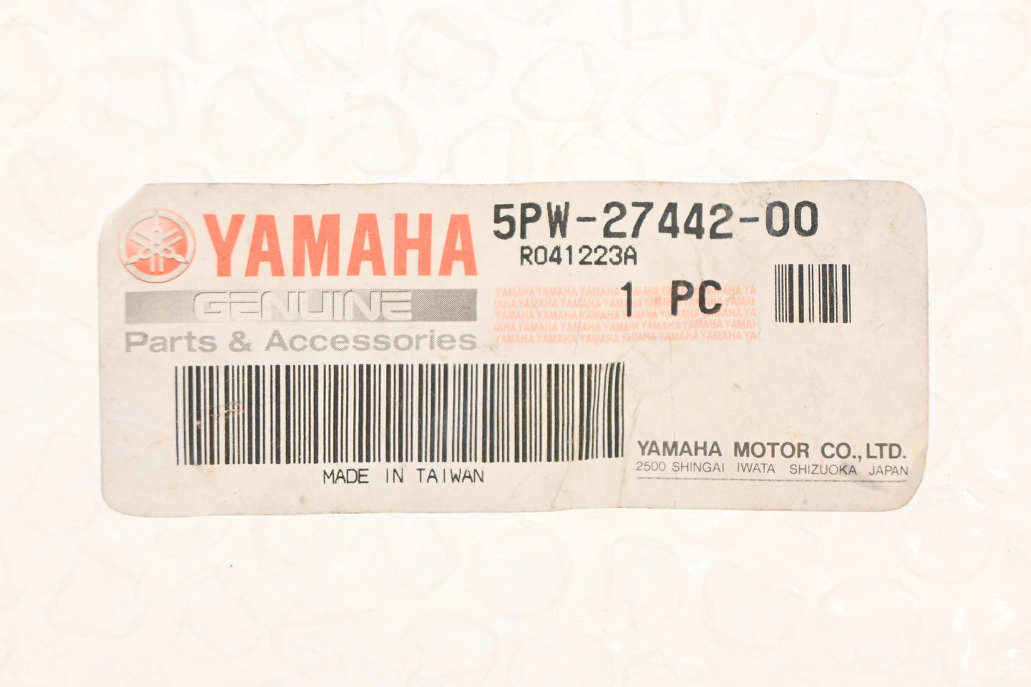 New OEM Yamaha 5PW-27442-00-00 Front Left Footrest Bracket NOS