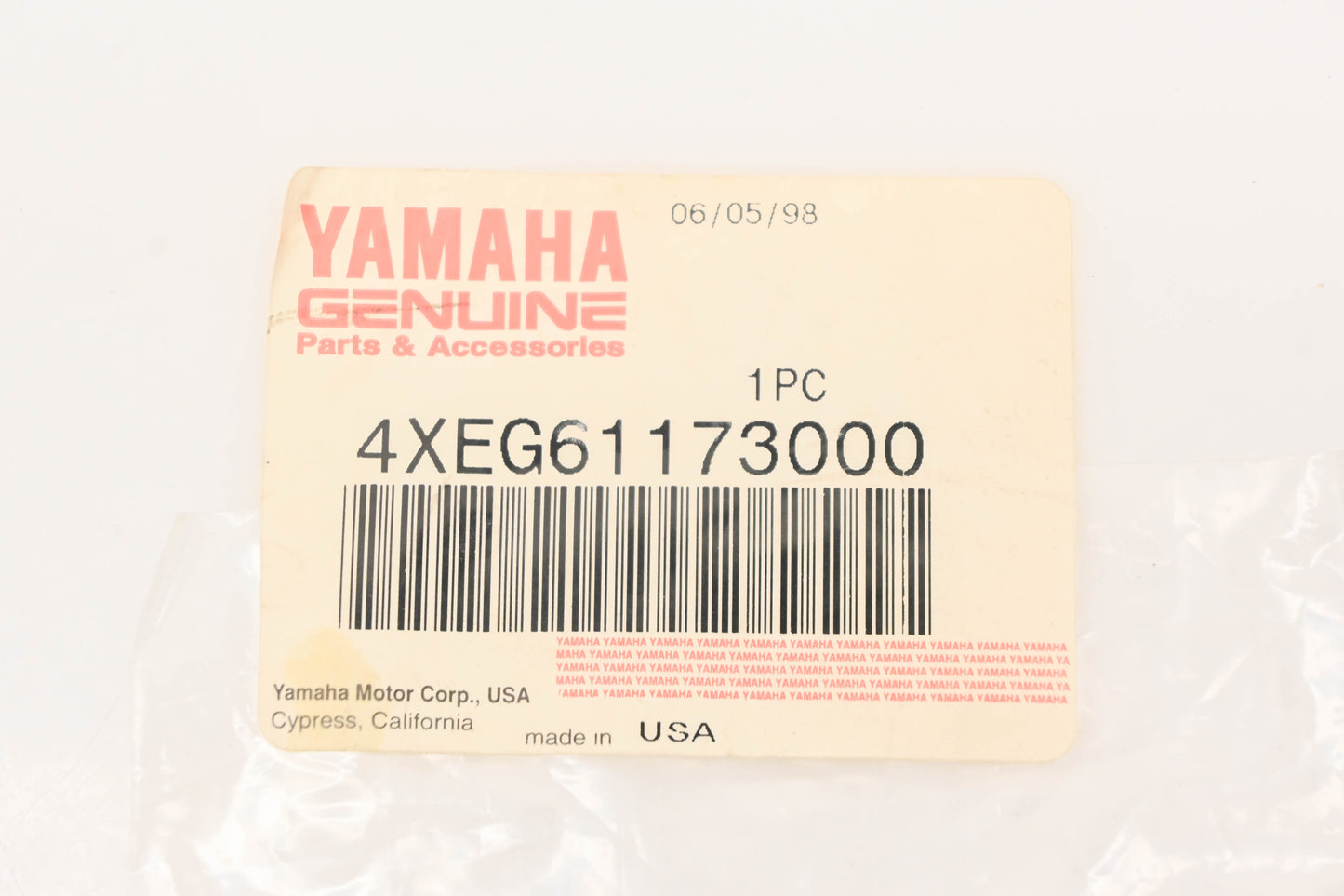 New OEM Yamaha 4XE-G6117-30-00 Ring Gear Shim .30mm NOS