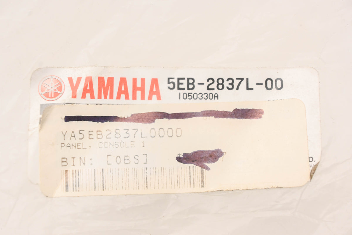 New OEM Yamaha 5EB-2837L-00-00 Left Front Console Panel NOS