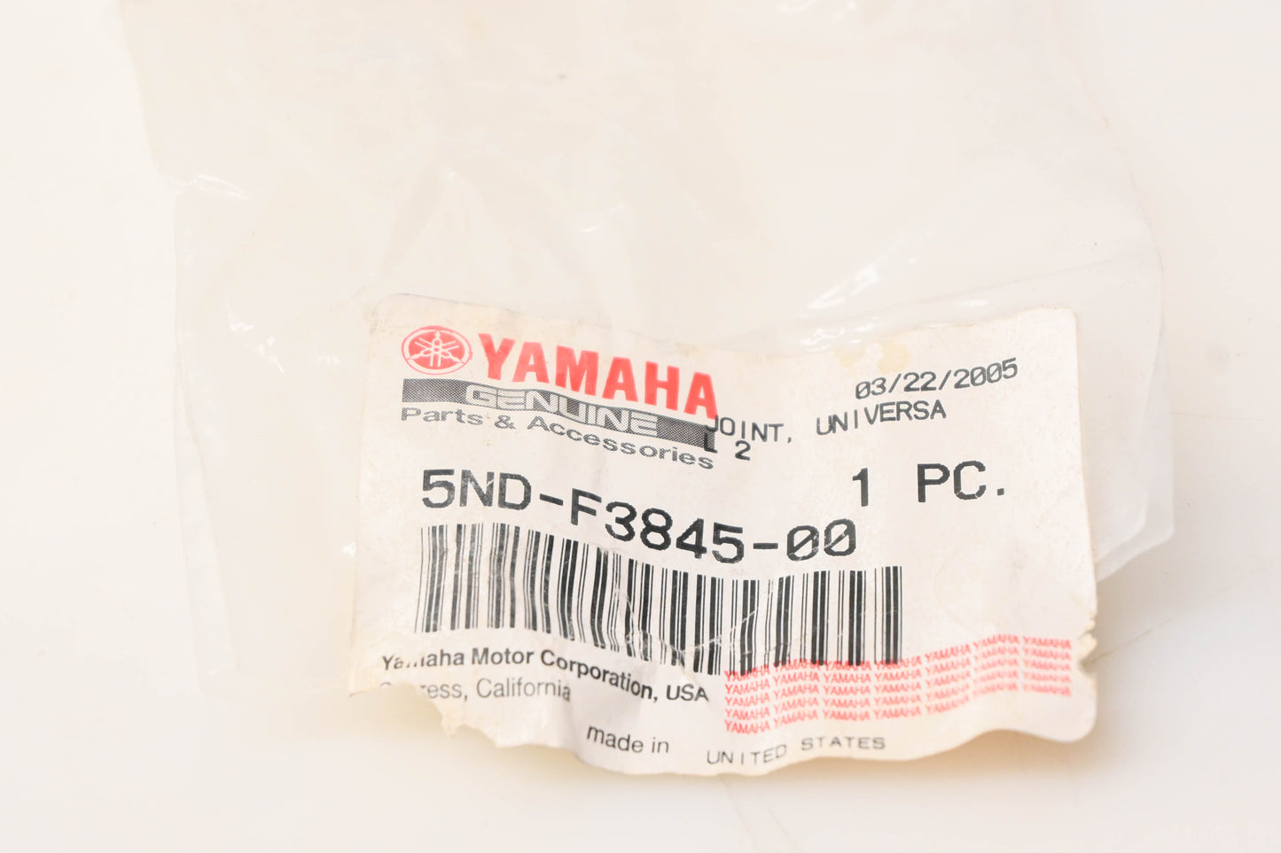 New OEM Yamaha 5ND-F3845-00-00 Outer Tie Rod End NOS