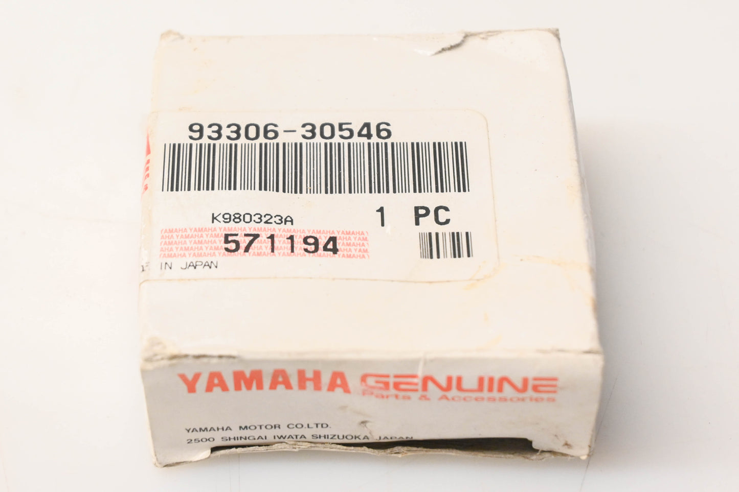New OEM Yamaha 93306-30546-00 Bearing NOS