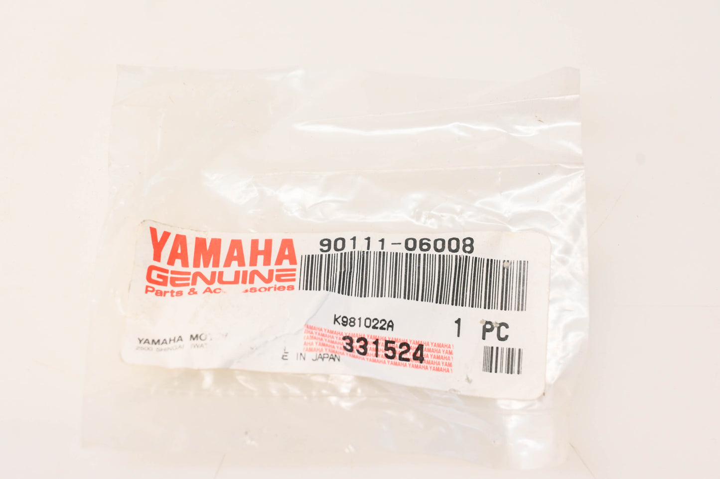New OEM Yamaha 90111-06008-00 Button Head Bolt NOS