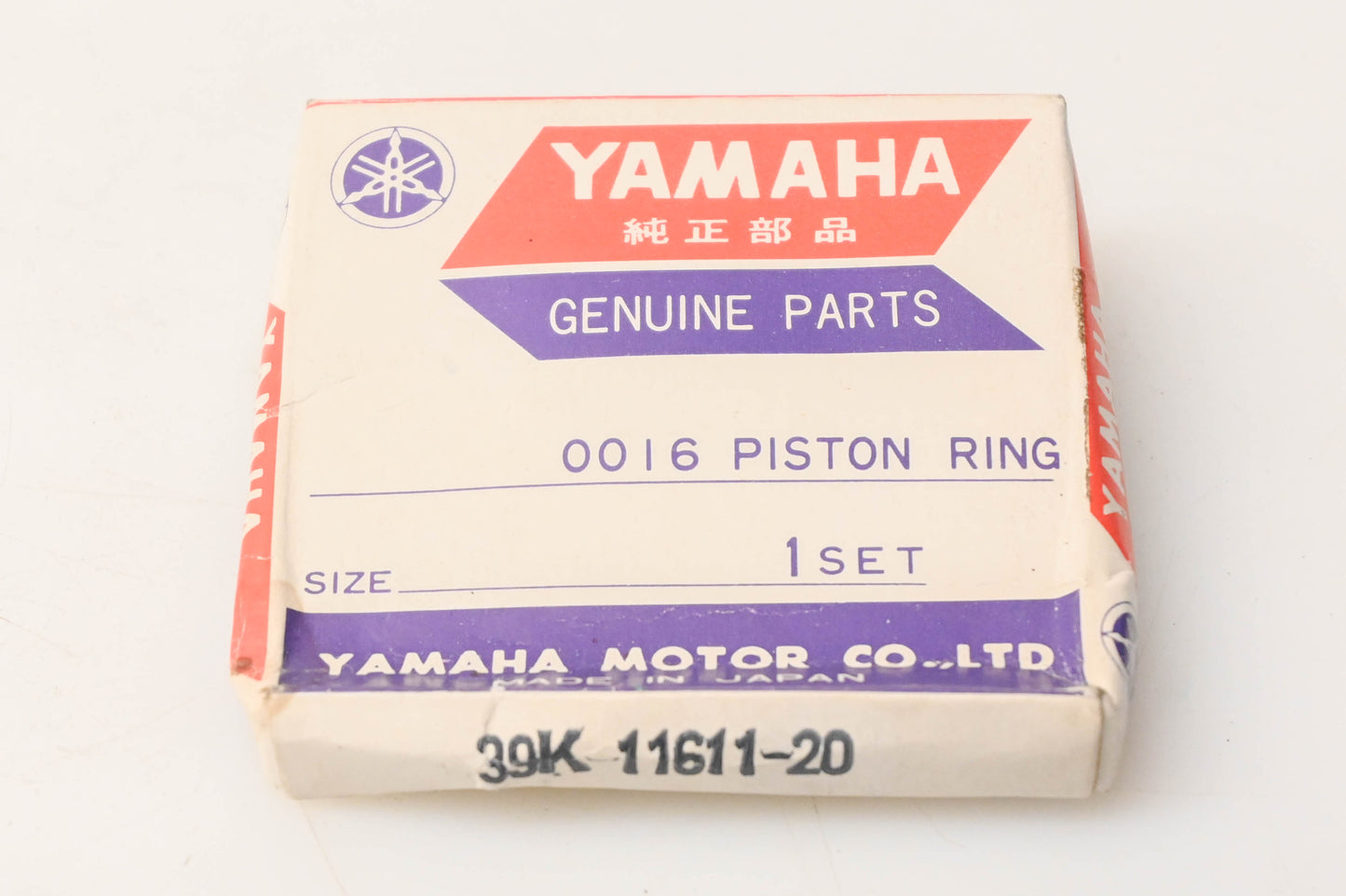 New OEM Yamaha 39K-11611-20-00 Piston Ring NOS