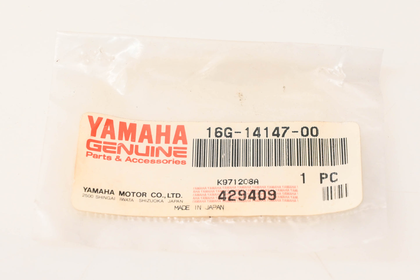 New OEM Yamaha 16G-14147-00-00 O-Ring NOS