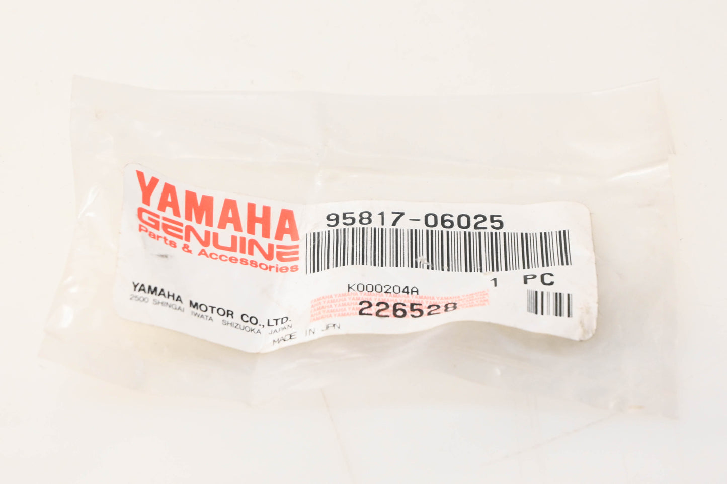New OEM Yamaha 95817-06025-00 Bolt NOS
