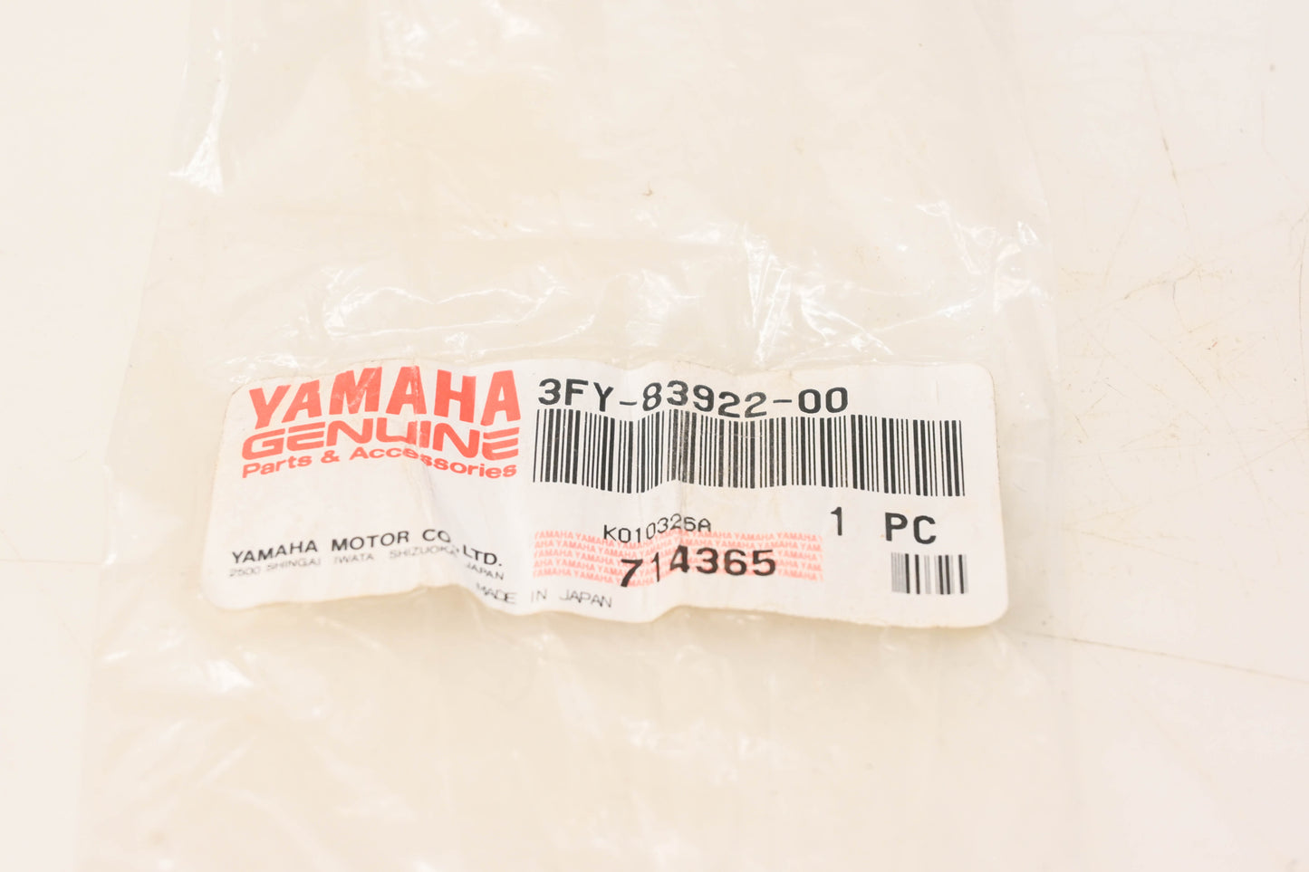 New OEM Yamaha 3FY-83922-00-00 Brake Lever NOS