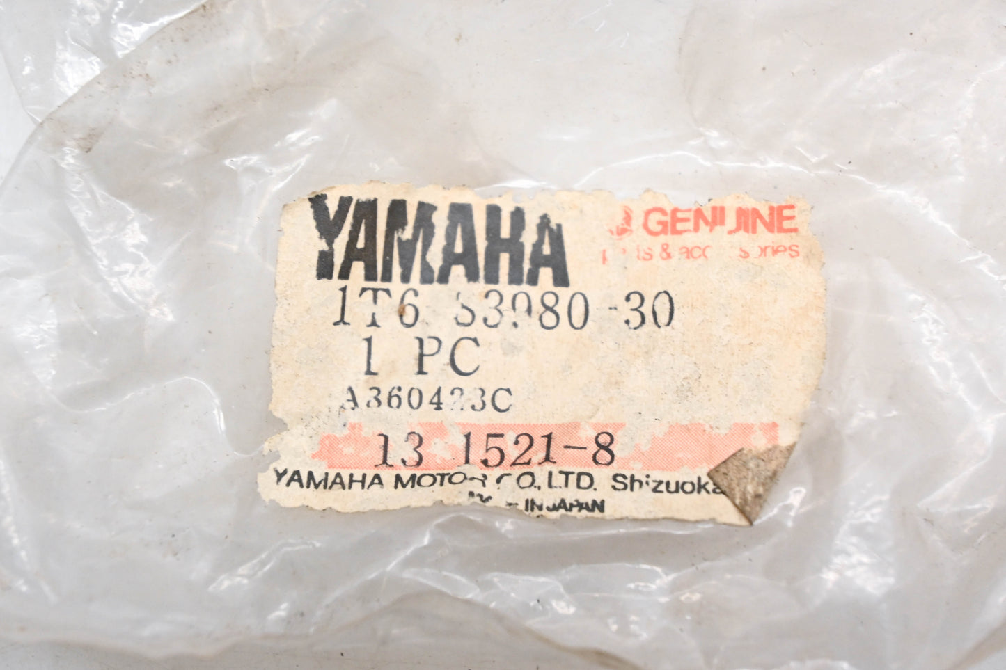 New OEM Yamaha 1T6-83980-30-00 Front Stop Switch NOS
