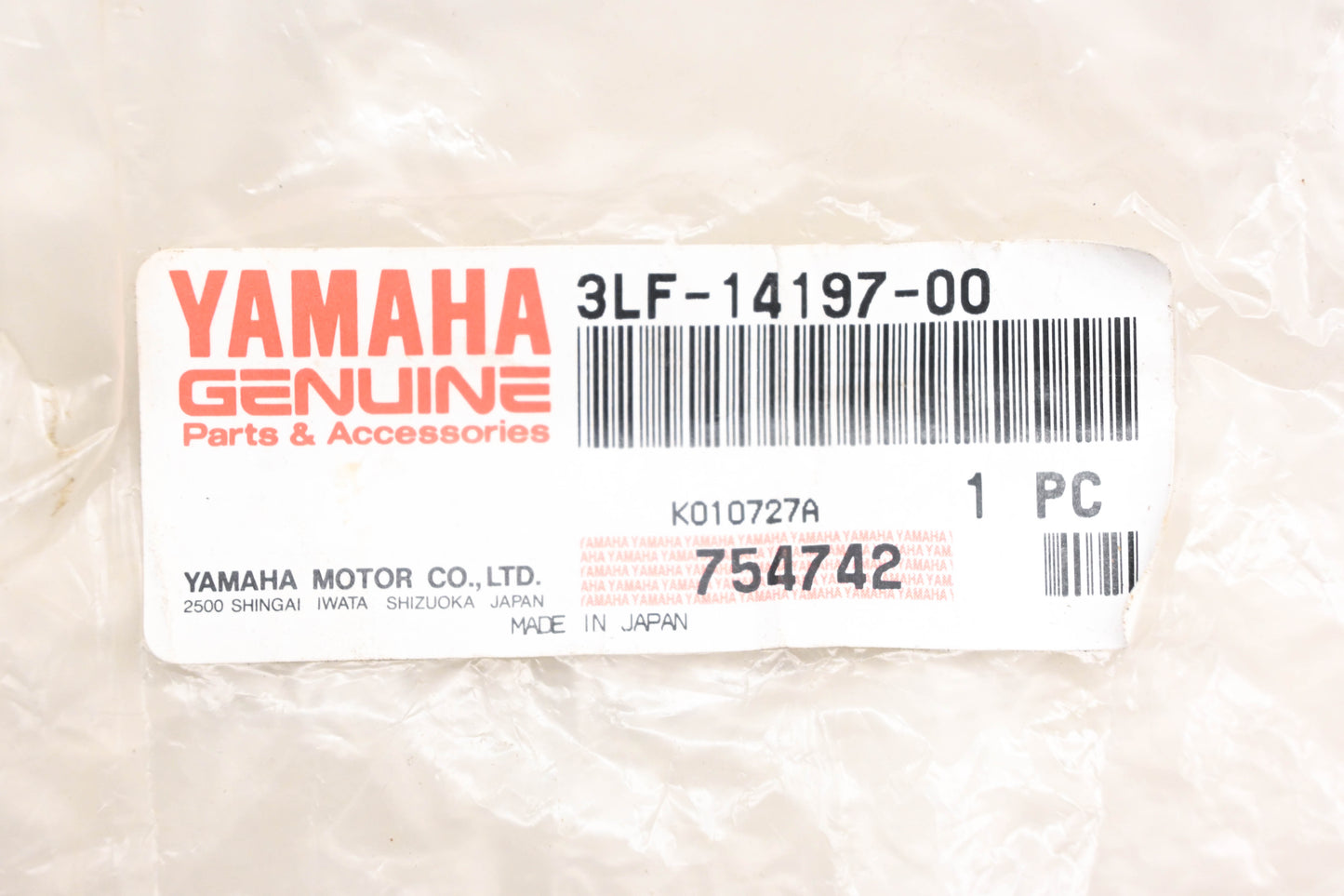 New OEM Yamaha 3LF-14197-00-00 Carburetor Pipe NOS