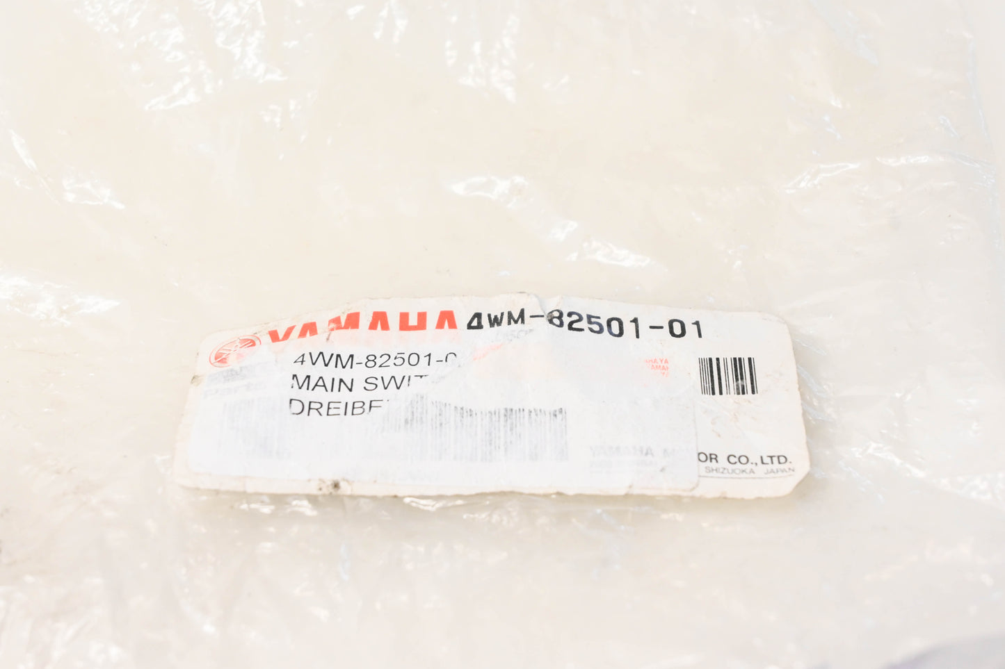 New OEM Yamaha 4WM-82501-01-00 Main Steering Switch Lock NOS